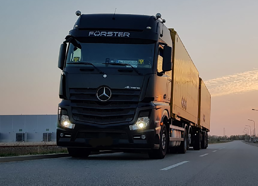 Auslandsfahrt Förster Spedition