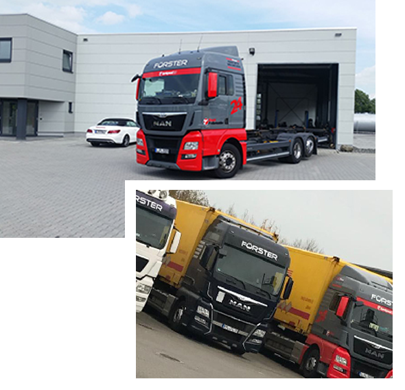 Transportfahrzeuge Spedition Förster