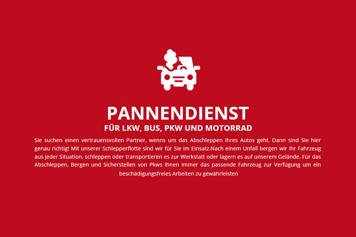 Unser Abschleppdienst